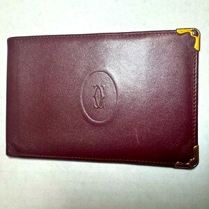 Cartier Vintage Bifold Leather Wallet